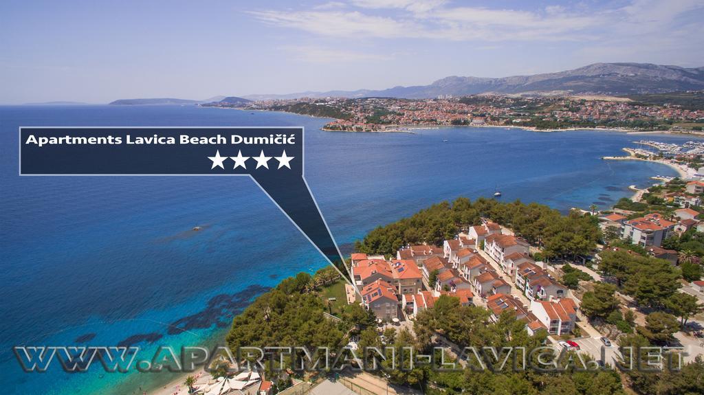 Apartments Lavica Beach Dumicic Podstrana Esterno foto