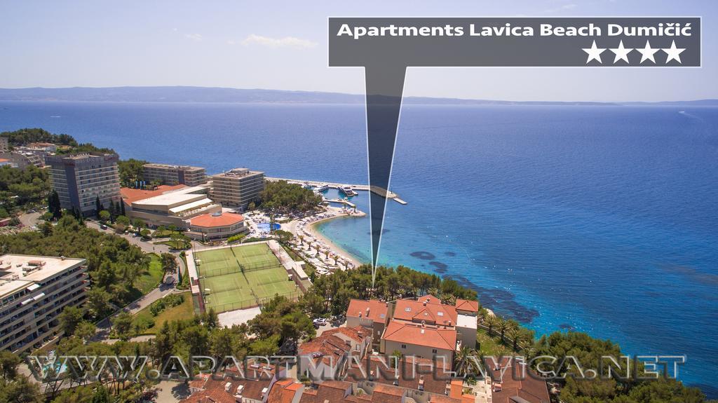 Apartments Lavica Beach Dumicic Podstrana Esterno foto